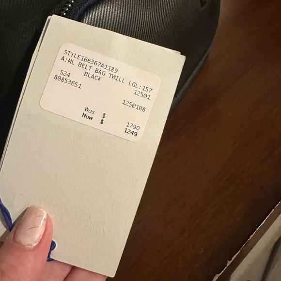 Burberry Leather Bum Bag